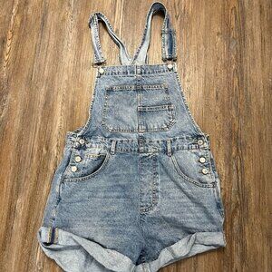 We The Free Bib Overall Denim Shorts - Juniors Size 5